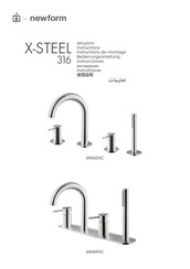 Newform X-STEEL 316 69682XC Bedienungsanleitung