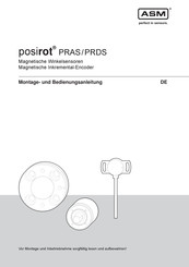 ASM posirot PRDS5-V Montage- Und Bedienungsanleitung