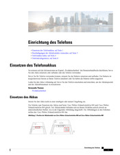 Cisco Webex 800-Serie Einrichtung
