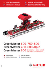 Guttler GreenMaster 600 TINE SEED Betriebsanleitung