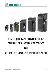 Siemens S120 PM 240-2 Bedienungsanleitung