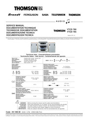 THOMSON VTCD 785 Technische Dokumentation