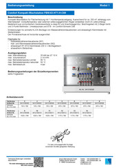 Strawa Comfort Kompakt-Mischstation FBM-63-HT1-H-C69 Bedienungsanleitung