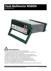pollin electronic MS8050 Bedienungsanleitung