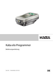 Kaba elo Programmer Bedienungsanleitung