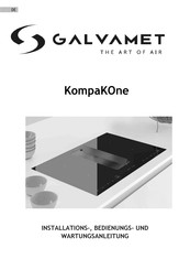 Galvamet KompaKOne Installations-, Bedienungs- Und Wartungsanleitung