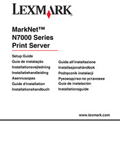 Lexmark MarkNet N7000e Series Installationshandbuch