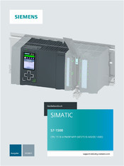 Siemens Simatic S7-1500 CPU 1517-3 PN/DP Gerätehandbuch