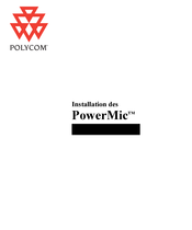 Polycom PowerMic Installationsanleitung