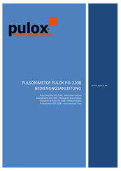 Pulox PO-220B Bedienungsanleitung