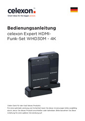 celexon Expert HDMI-Funk-Set WHD30M-4K Bedienungsanleitung
