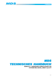 Fermax MDS DIGITAL Technisches Handbuch