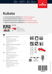 weinor Kubata Austauschanleitung