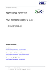 MDT Technologies SCN-RT8REG.02 Technisches Handbuch