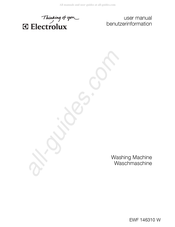 Electrolux EWF 146310 W Benutzerinformation