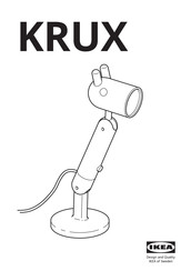 IKEA KRUX AA-2004768-6 Bedienungsanleitung