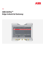 ABB Ability Edge Industrial Gateway Bedienungsanleitung