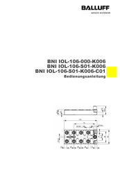 Balluff BNI IOL-106-000-K006 Bedienungsanleitung