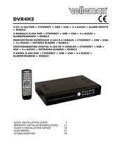 Velleman DVR4H3 Schnelleinstieg