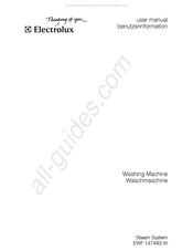 Electrolux Steam System EWF 147483 W Benutzerinformation