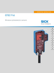 SICK GTB2 Flat Betriebsanleitung