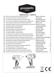 GreenWorks Tools 32067a Bedienungsanleitung