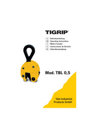 Yale TIGRIP TBL 0,5 Betriebsanleitung