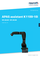 Bosch Rexroth APAS assistant K1100-10i Montageanleitung