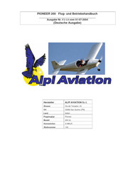 Alpi Aviation 200 UL Pioneer Betriebshandbuch
