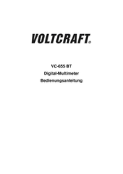 VOLTCRAFT VC-655 BT Bedienungsanleitung