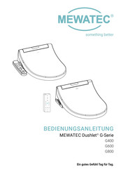 Mewatec Dushlet G800 Bedienungsanleitung
