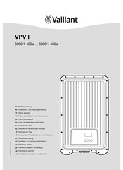 Vaillant VPV I 3000/1 400V Betriebsanleitung