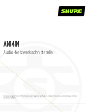 Shure ANI4IN Bedienungsanleitung