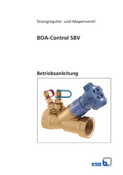 KSB BOA-Control SBV Betriebsanleitung