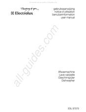 Electrolux ESL 67070 Benutzerinformation