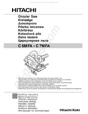 Hitachi C 7MFA Bedienungsanleitung