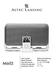 Altec Lansing M602 Gebrauchsanleitung