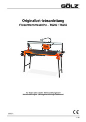 GÖLZ TS200 Originalbetriebsanleitung