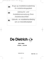 De Dietrich DTI309 Serie Gebrauchs- Und Installationsanweisung