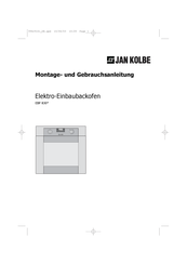 jan kolbe EBP 830 Serie Montage- Und Gebrauchsanleitung