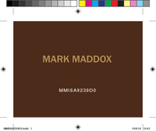 Mark Maddox MMISA9239D0 Bedienungsanleitung