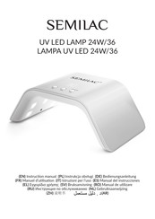 Semilac UV LED LAMP 24W/36 Bedienungsanleitung