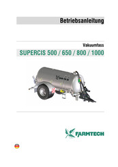 FARMTECH SUPERCIS 800 Betriebsanleitung