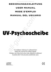 EuroLite UV-Psychoscheibe Bedienungsanleitung