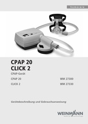 Weinmann CPAP 20 Gerätebeschreibung Und Gebrauchsanweisung