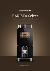 Kaffee Partner BARISTA Select Betriebsanleitung