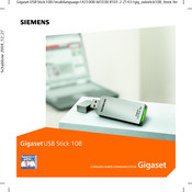 Siemens Gigaset USB Stick 108 Bedienungsanleitung