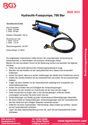 Bgs Technic 1613 Bedienungsanleitung