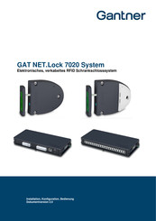 Gantner GAT NET.Lock 7020 System Installation, Konfiguration Und Bedienung