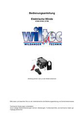 WilTec 61000 Bedienungsanleitung